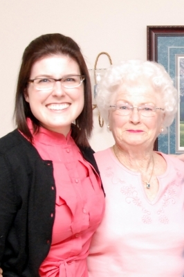 My grandmother is gorgeous.